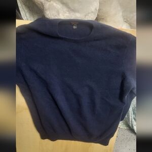 J Crew Unisex 100% Cashmere Knit Sweater Size XL